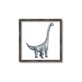 Picture of Gray Dino VIII _GroupedProduct_Square_Mini_ _GroupedProduct_Square_Canvas_Framed_