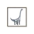 Picture of Gray Dino VIII _GroupedProduct_Square_Mini_ _GroupedProduct_Square_Canvas_Framed_