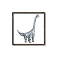 Picture of Gray Dino VIII _GroupedProduct_Square_Mini_ _GroupedProduct_Square_Canvas_Framed_