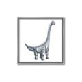 Picture of Gray Dino VIII _GroupedProduct_Square_Mini_ _GroupedProduct_Square_Canvas_Framed_