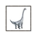 Picture of Gray Dino VIII _GroupedProduct_Square_Mini_ _GroupedProduct_Square_Canvas_Framed_