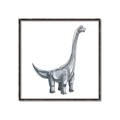 Picture of Gray Dino VIII _GroupedProduct_Square_Mini_ _GroupedProduct_Square_Canvas_Framed_