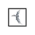 Picture of Gray Dino IX _GroupedProduct_Square_Mini_ _GroupedProduct_Square_Canvas_Framed_