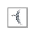 Picture of Gray Dino IX _GroupedProduct_Square_Mini_ _GroupedProduct_Square_Canvas_Framed_