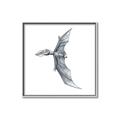 Picture of Gray Dino IX _GroupedProduct_Square_Mini_ _GroupedProduct_Square_Canvas_Framed_