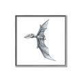 Picture of Gray Dino IX _GroupedProduct_Square_Mini_ _GroupedProduct_Square_Canvas_Framed_
