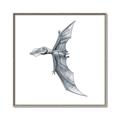 Picture of Gray Dino IX _GroupedProduct_Square_Mini_ _GroupedProduct_Square_Canvas_Framed_