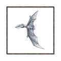 Picture of Gray Dino IX _GroupedProduct_Square_Mini_ _GroupedProduct_Square_Canvas_Framed_