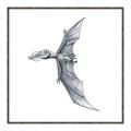 Picture of Gray Dino IX _GroupedProduct_Square_Mini_ _GroupedProduct_Square_Canvas_Framed_