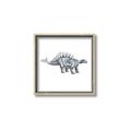 Picture of Gray Dino X _GroupedProduct_Square_Mini_ _GroupedProduct_Square_Canvas_Framed_
