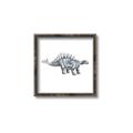 Picture of Gray Dino X _GroupedProduct_Square_Mini_ _GroupedProduct_Square_Canvas_Framed_