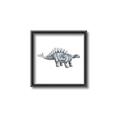Picture of Gray Dino X _GroupedProduct_Square_Mini_ _GroupedProduct_Square_Canvas_Framed_
