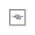 Picture of Gray Dino X _GroupedProduct_Square_Mini_ _GroupedProduct_Square_Canvas_Framed_