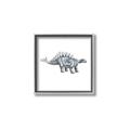 Picture of Gray Dino X _GroupedProduct_Square_Mini_ _GroupedProduct_Square_Canvas_Framed_