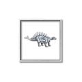 Picture of Gray Dino X _GroupedProduct_Square_Mini_ _GroupedProduct_Square_Canvas_Framed_