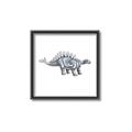 Picture of Gray Dino X _GroupedProduct_Square_Mini_ _GroupedProduct_Square_Canvas_Framed_