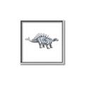 Picture of Gray Dino X _GroupedProduct_Square_Mini_ _GroupedProduct_Square_Canvas_Framed_