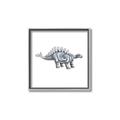 Picture of Gray Dino X _GroupedProduct_Square_Mini_ _GroupedProduct_Square_Canvas_Framed_