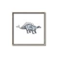 Picture of Gray Dino X _GroupedProduct_Square_Mini_ _GroupedProduct_Square_Canvas_Framed_