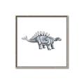 Picture of Gray Dino X _GroupedProduct_Square_Mini_ _GroupedProduct_Square_Canvas_Framed_
