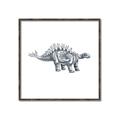 Picture of Gray Dino X _GroupedProduct_Square_Mini_ _GroupedProduct_Square_Canvas_Framed_