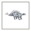 Picture of Gray Dino X _GroupedProduct_Square_Mini_ _GroupedProduct_Square_Canvas_Framed_