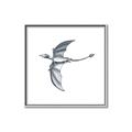 Picture of Gray Dino XI _GroupedProduct_Square_Mini_ _GroupedProduct_Square_Canvas_Framed_