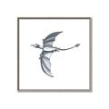 Picture of Gray Dino XI _GroupedProduct_Square_Mini_ _GroupedProduct_Square_Canvas_Framed_
