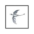 Picture of Gray Dino XI _GroupedProduct_Square_Mini_ _GroupedProduct_Square_Canvas_Framed_