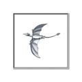 Picture of Gray Dino XI _GroupedProduct_Square_Mini_ _GroupedProduct_Square_Canvas_Framed_