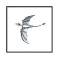 Picture of Gray Dino XI _GroupedProduct_Square_Mini_ _GroupedProduct_Square_Canvas_Framed_