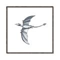 Picture of Gray Dino XI _GroupedProduct_Square_Mini_ _GroupedProduct_Square_Canvas_Framed_