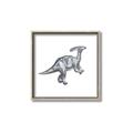 Picture of Gray Dino XII _GroupedProduct_Square_Mini_ _GroupedProduct_Square_Canvas_Framed_