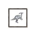 Picture of Gray Dino XII _GroupedProduct_Square_Mini_ _GroupedProduct_Square_Canvas_Framed_