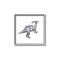 Picture of Gray Dino XII _GroupedProduct_Square_Mini_ _GroupedProduct_Square_Canvas_Framed_