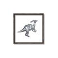 Picture of Gray Dino XII _GroupedProduct_Square_Mini_ _GroupedProduct_Square_Canvas_Framed_