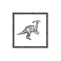 Picture of Gray Dino XII _GroupedProduct_Square_Mini_ _GroupedProduct_Square_Canvas_Framed_