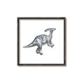 Picture of Gray Dino XII _GroupedProduct_Square_Mini_ _GroupedProduct_Square_Canvas_Framed_