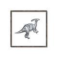 Picture of Gray Dino XII _GroupedProduct_Square_Mini_ _GroupedProduct_Square_Canvas_Framed_