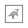 Picture of Gray Dino XII _GroupedProduct_Square_Mini_ _GroupedProduct_Square_Canvas_Framed_