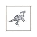 Picture of Gray Dino XII _GroupedProduct_Square_Mini_ _GroupedProduct_Square_Canvas_Framed_
