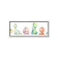 Picture of The Cutest Dino Crew _GroupedProduct_Panel_Landscape_Mini_ _GroupedProduct_Panel_Landscape_Canvas_Framed_