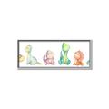 Picture of The Cutest Dino Crew _GroupedProduct_Panel_Landscape_Mini_ _GroupedProduct_Panel_Landscape_Canvas_Framed_