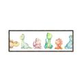 Picture of The Cutest Dino Crew _GroupedProduct_Panel_Landscape_Mini_ _GroupedProduct_Panel_Landscape_Canvas_Framed_