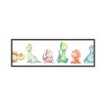 Picture of The Cutest Dino Crew _GroupedProduct_Panel_Landscape_Mini_ _GroupedProduct_Panel_Landscape_Canvas_Framed_