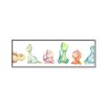 Picture of The Cutest Dino Crew _GroupedProduct_Panel_Landscape_Mini_ _GroupedProduct_Panel_Landscape_Canvas_Framed_