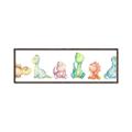 Picture of The Cutest Dino Crew _GroupedProduct_Panel_Landscape_Mini_ _GroupedProduct_Panel_Landscape_Canvas_Framed_