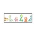 Picture of The Cutest Dino Crew _GroupedProduct_Panel_Landscape_Mini_ _GroupedProduct_Panel_Landscape_Canvas_Framed_