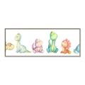 Picture of The Cutest Dino Crew _GroupedProduct_Panel_Landscape_Mini_ _GroupedProduct_Panel_Landscape_Canvas_Framed_