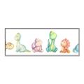 Picture of The Cutest Dino Crew _GroupedProduct_Panel_Landscape_Mini_ _GroupedProduct_Panel_Landscape_Canvas_Framed_